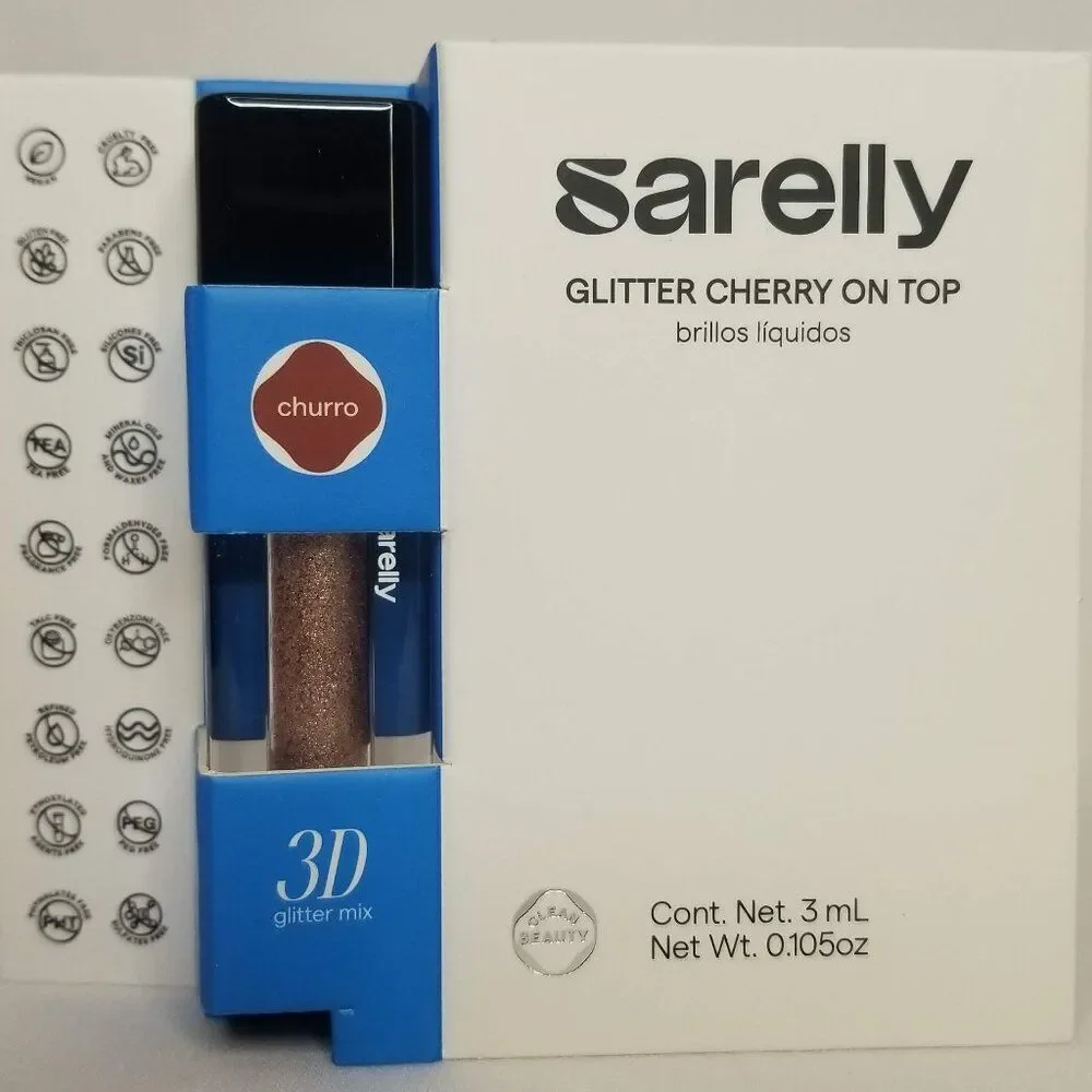 Sarelly Creativo Lab - Cherry On Top Glitter in Caramel Churro Crumble
